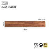 GEFU Messerleiste 'Enno', Walnussholz