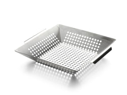 Grillkorb aus Edelstahl 30 x 30 cm - Kochtail