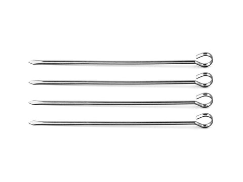 Schaschlikspiesse breit, 26 cm - Set 4 - Kochtail