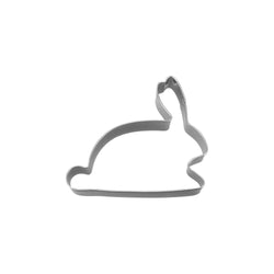 Ausstechform Hase liegend, 7cm, Edelstahl         n