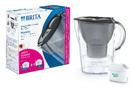 Brita, Wasserfilter-Kanne Marella, 2,4 Liter, 2 Filter inklusive, verschiedene Farben - Kochtail