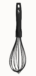 Schneebesen Silikon, 32cm - schwarz