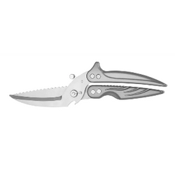 Geflügelschere, Edelstahl, Aluminium n