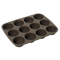 Silikon Muffin-Form 12 Mulden 33,5x25x3,5cm - Kochtail
