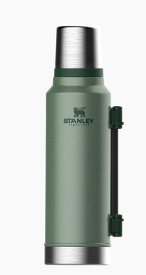 Stanley Classic Isolierflasche, Hammertone Green, verschiedene Größen - Kochtail