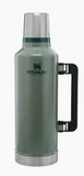 Stanley Classic Isolierflasche, Hammertone Green, verschiedene Größen - Kochtail