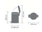 Brabantia Treteimer NEWICON 3 L, verschiedene Farben - Kochtail