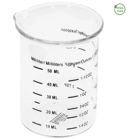 Kleiner Messbecher aus Glas, 50ml - Kochtail