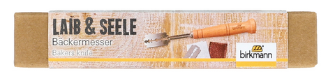 Bäckermesser aus Buchenholz mit 5 Edelstahlklingen, 19 cm - Kochtail