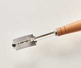 Bäckermesser aus Buchenholz mit 5 Edelstahlklingen, 19 cm - Kochtail