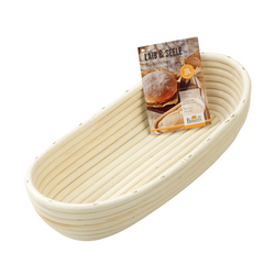 Gärkörbchen länglich, 30 x 14 cm,  für Brote bis 1000 g - Kochtail