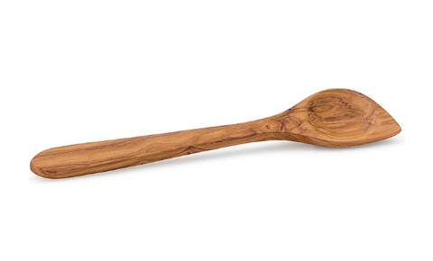 Kochlöffel mit Ecke, Olivenholz, 30 cm