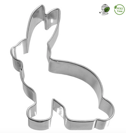 Ausstechform 'Hase sitzend', 7 cm, Edelstahl