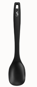 Kochlöffel Silikon - schwarz - Kochtail