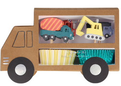 Meri Meri Cupcake-Set, Baustelle n