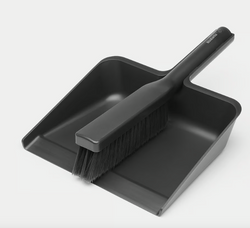 Brabantia Kehrschaufel- und Bürstenset, dunkelgrau
