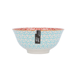 KitchenCraft Bowl, Geometric Blue - Kochtail