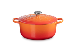 Le Creuset Bräter rund Ø 26cm, ofenrot