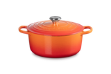 Le Creuset Bräter rund Ø 26cm, ofenrot