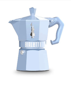 Bialetti Moka Exclusive hellblau - verschiedene Größen - Kochtail