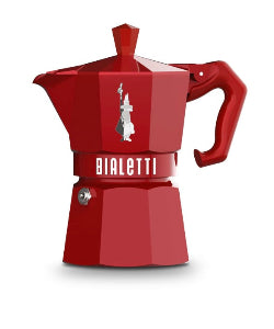 Bialetti Moka Exclusive rot - verschiedene Größen - Kochtail