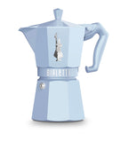 Bialetti Moka Exclusive hellblau - verschiedene Größen - Kochtail