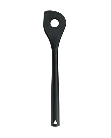 Triangle Rührlöffel mit Loch, Nylon, schwarz