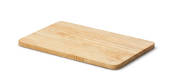 Vesperbrett aus Gummibaumholz, 22 x 15 cm - Kochtail