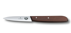 Victorinox Messer mit Wellenschliff, modifiziertes Kiefernholz, 8 cm - Kochtail