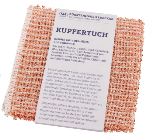 Kupfer-Tuch, 14 x 15 cm 2er Set - Kochtail