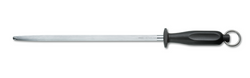 Victorinox Küchenstahl, Feinzug, rund, schwarz, 30 cm - Kochtail