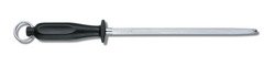 Victorinox Küchenstahl, Mittelfeinzug, rund, schwarz, 25 cm - Kochtail