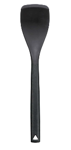Triangle Wender/Teigschaber, Silikon, schwarz - Kochtail