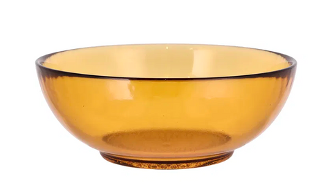 Schale Kusintha, 20 cm, Amber
