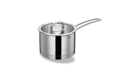 Stielkasserolle SAN REMO, mit Glasdeckel, Ø 16 cm - Kochtail