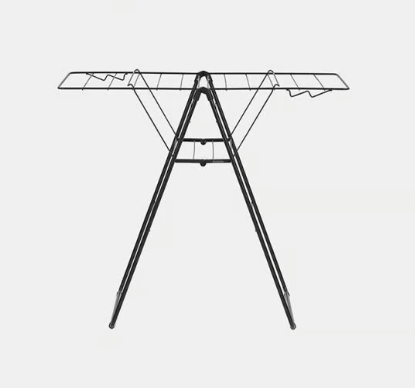 Brabantia HangOn-Wäscheständer, Matt Black, verschiedene Größen und Varianten - Kochtail