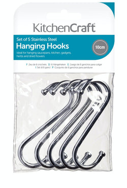 Küchenhaken, 5er Pack, 10 cm