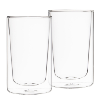 Gläser doppelwandig 350 ml, 2er-Set - Kochtail